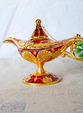 耀莎锌合金神灯装饰品摆件