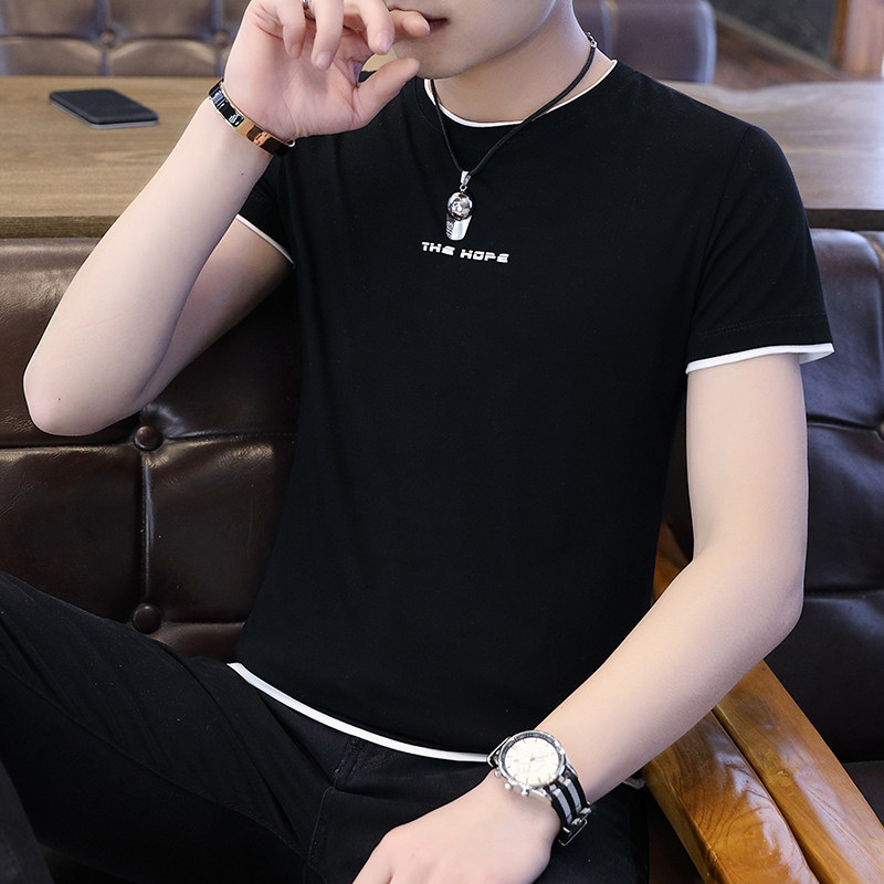 纯棉个性t恤短袖2020夏季t打底衫 潮宝尼Polo衫