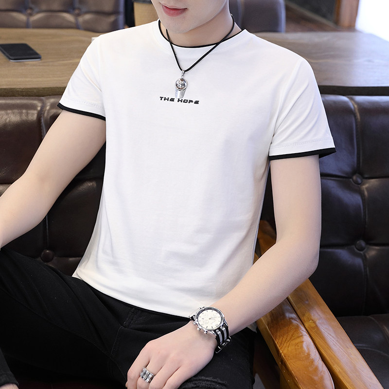 纯棉个性t恤短袖2020夏季t打底衫 潮宝尼Polo衫
