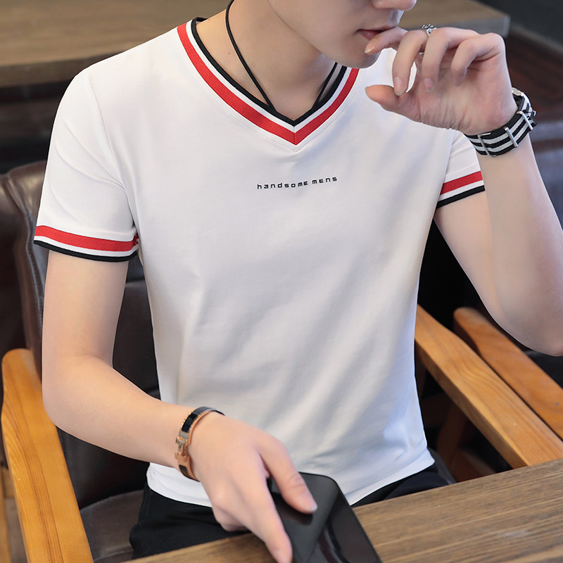 纯棉个性t恤短袖2020夏季t打底衫 潮宝尼Polo衫