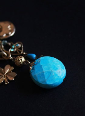 蓝松石设计师作品风独家颈链