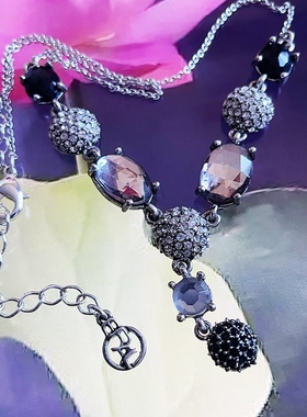 法国品牌打标正品正反两用雕花重工精致项链【满百包邮独家孤品】