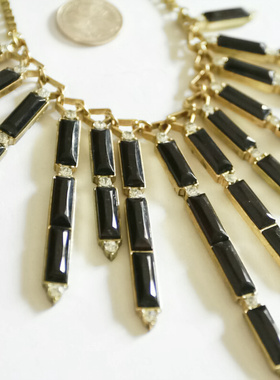 尖俏古堡后现代设计[]走秀颈链