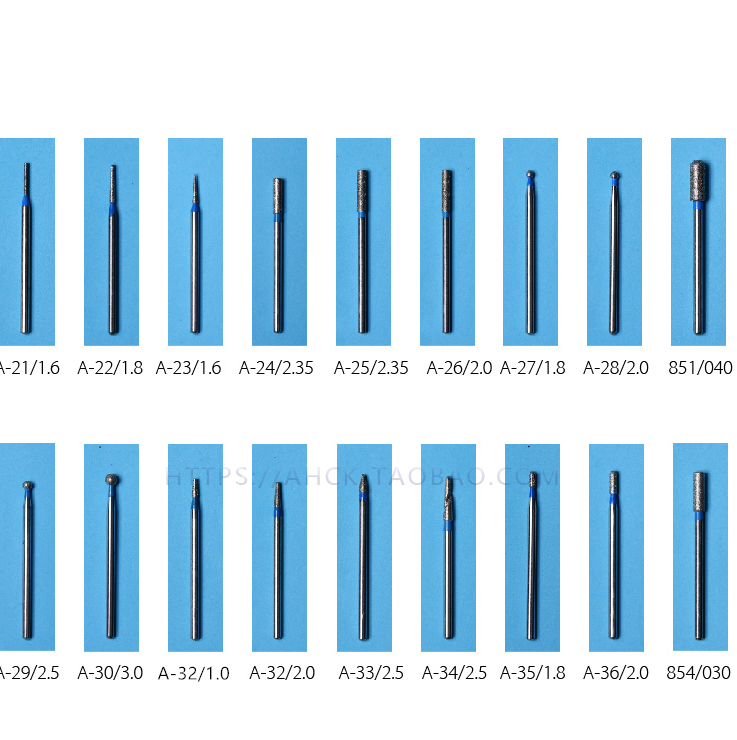牙科低速磨头金刚砂磨头磨片抛光树脂南韩打磨机用磨头安华齿科 - 图3