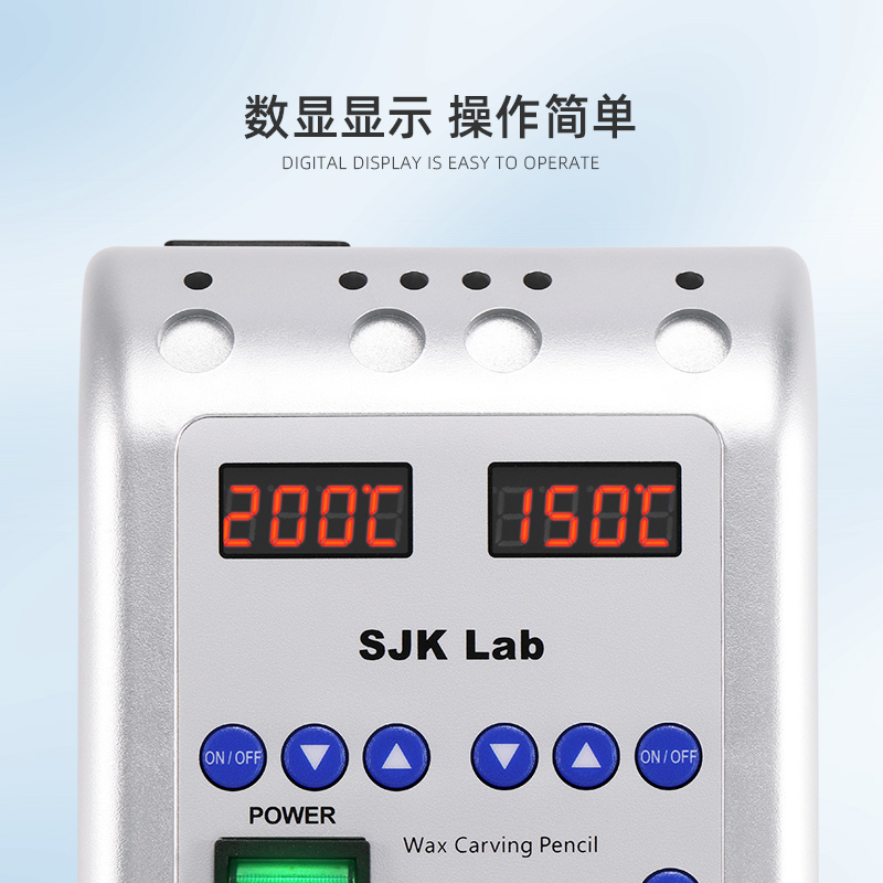 牙科电蜡刀雕刻刀电动石膏熔蜡器韩式双笔电蜡勺口腔技工设备器械 - 图0