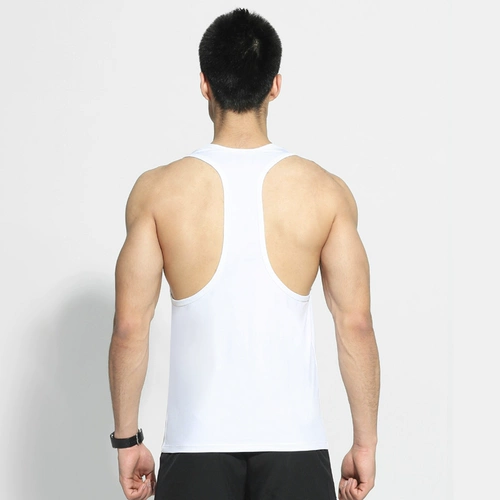 Жилет, баскетбольная быстросохнущая белая спортивная футболка для спортзала без рукавов, для бега