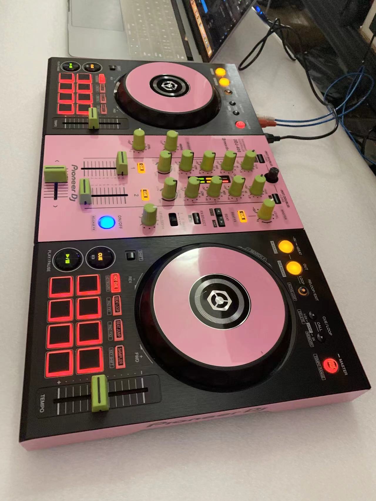 先锋DDJ-400家用入门级打碟机ddj400控制器一体机rekordbox软件 - 图0