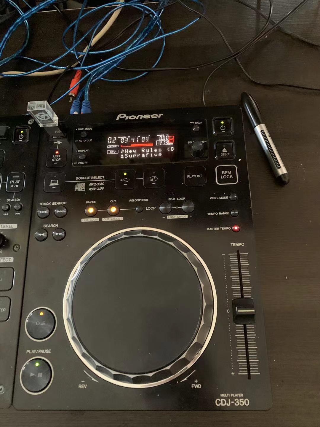 先锋PIONEER CDJ350打碟机一对+DJM350混音台 - 图3