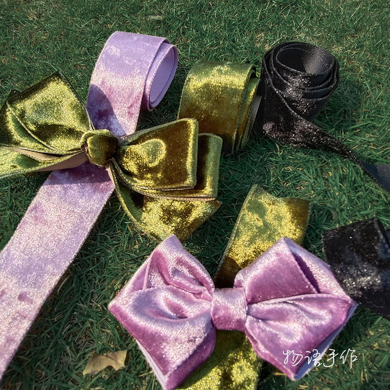 丝绒丝带天鹅绒植绒织带韩国进口DIY发饰黑色绒面缎带包边条辅料,淘宝优惠券,粉丝福利购,淘宝优惠卷