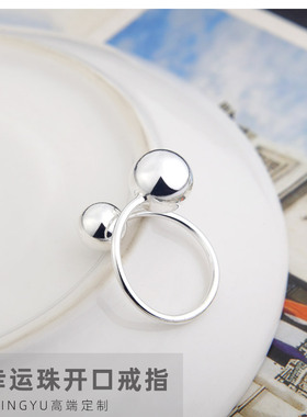 通体纯银不需要量尺寸都可以带