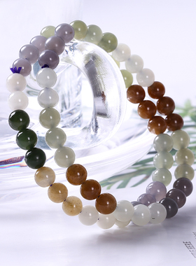 天然青海料和田玉手串