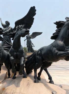 欧式风情景步行街摆件欧式