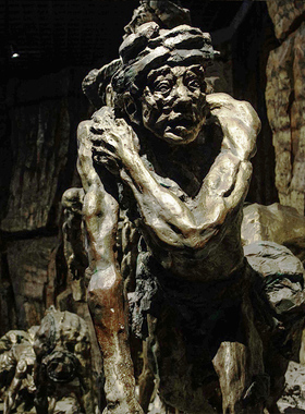 大坝修建水利工程纤夫玻璃钢