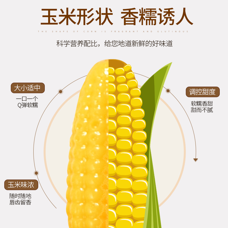 玉米糖软糖橡皮糖果散装发批喜糖过年货节怀旧儿童零食品小吃休闲-图2