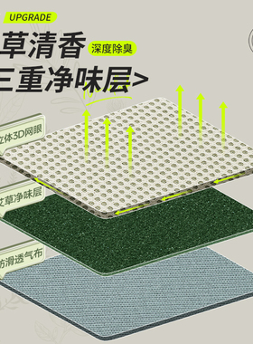 运动鞋专用抗菌防臭透气减震鞋垫