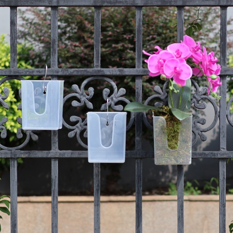 蝴蝶兰壁挂透明花盆多肉球兰板植种植定植篮阳台花架墙面吊挂花钵,淘宝优惠券,粉丝福利购,淘宝优惠卷
