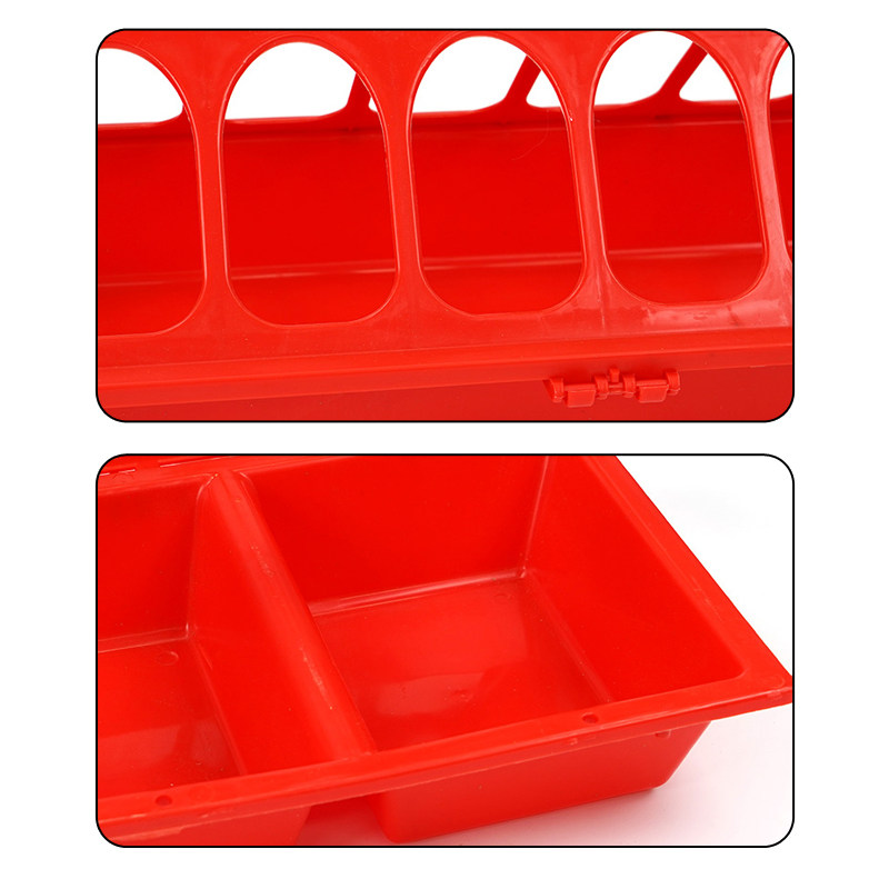 鸡食槽水槽一体新款长方形大号鸡专用防刨防撒防溅喂食器家用食槽,淘宝优惠券,粉丝福利购,淘宝优惠卷