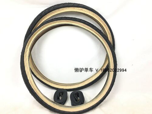 建大451轮胎20寸X1.35大行SP18/P18折叠车406黄边外胎1085光头胎 - 图1