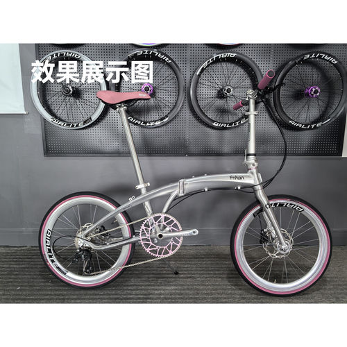 IRC折叠车外胎20*1-3/8 451紫边胎20寸P8P10外胎改装451粉边胎 - 图3
