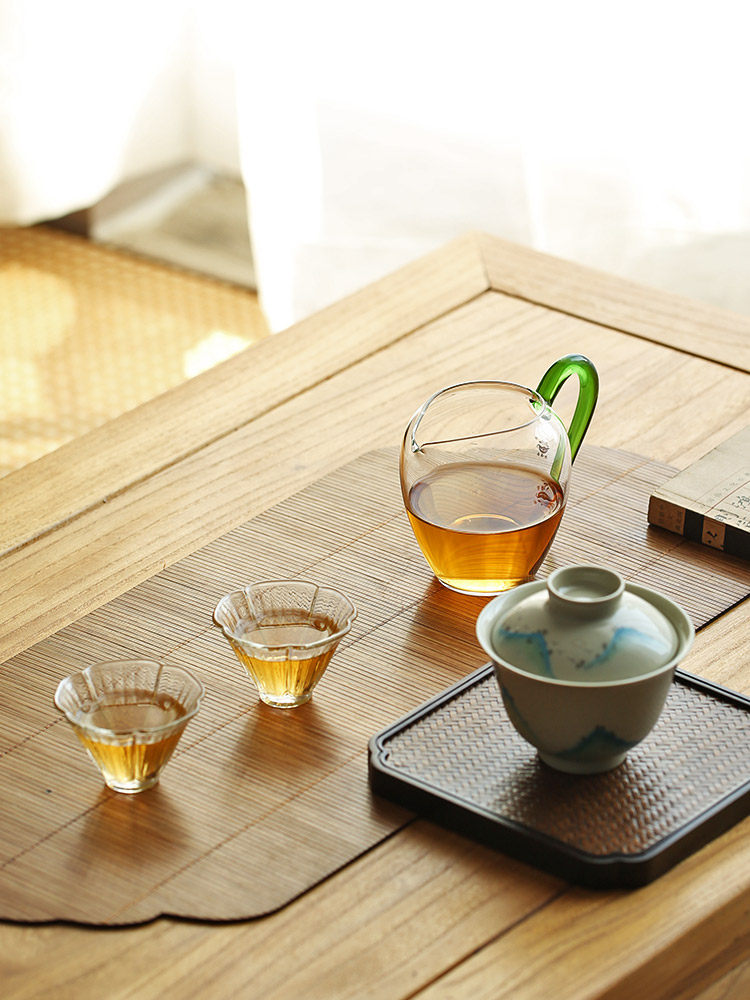 高硼硅玻璃草堂公道杯加厚耐热防烫分茶器家用功夫茶具匀杯公杯子,淘宝优惠券,粉丝福利购,淘宝优惠卷