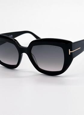 TOMFORD汤姆福特太阳眼镜墨镜SALTZMAN TF1192 01B女黑色猫眼
