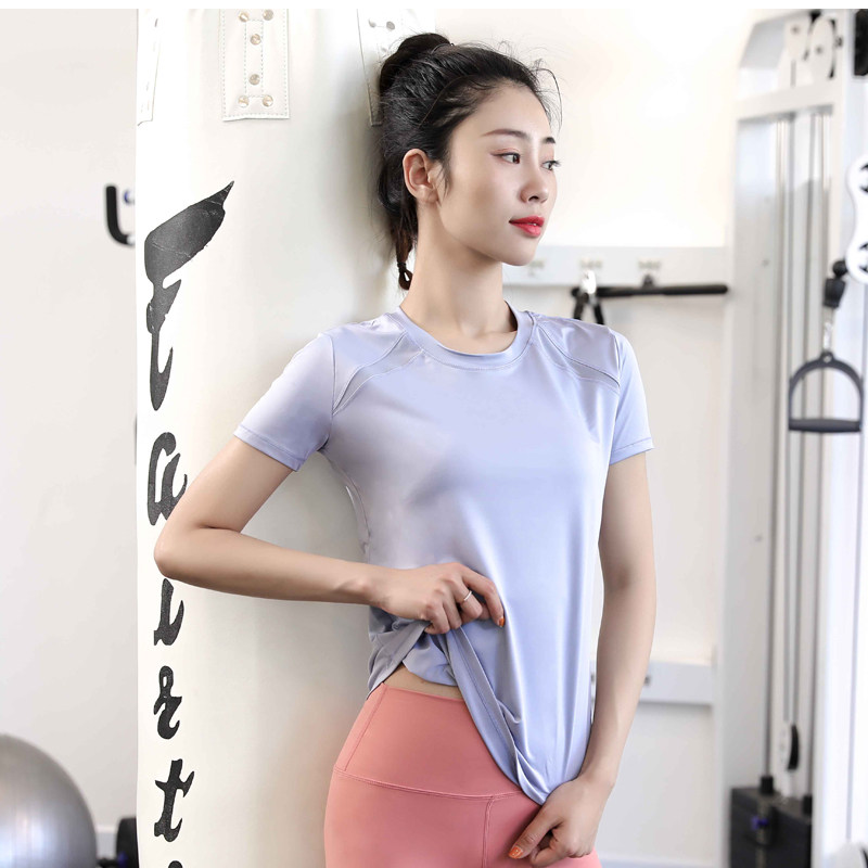 运动T恤女弹力紧身跑步速干瑜伽服上衣外穿网纱镂空美背健身短袖,淘宝优惠券,粉丝福利购,淘宝优惠卷