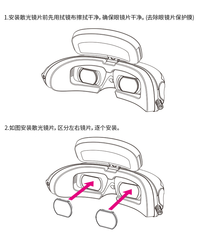 GOOVIS G2移动3D影院 智能眼镜 定制镜片 - 图2