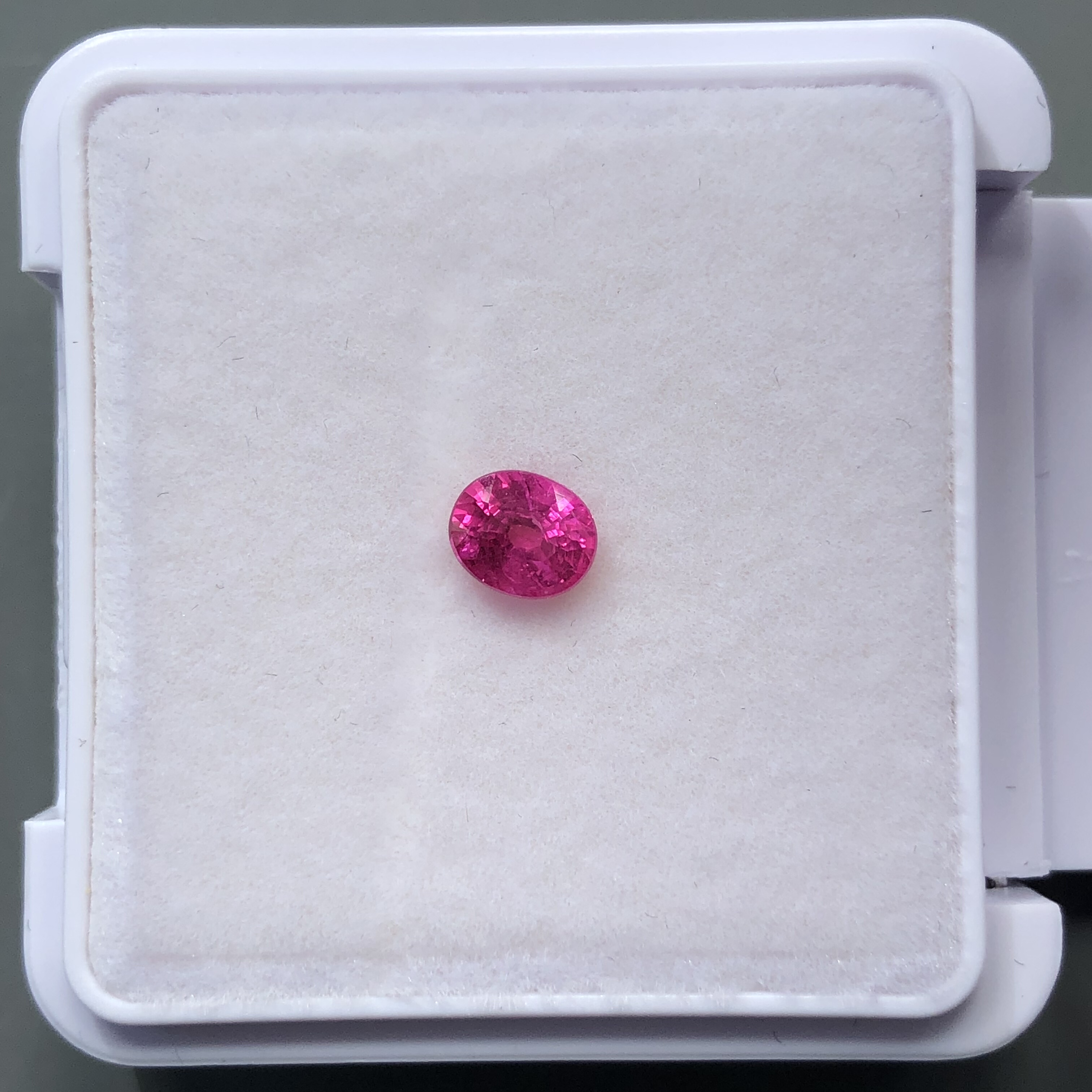 天然老烧红宝石0.802克拉 - 图2