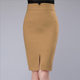Autumn and winter woolen hip-hugging skirt one-step skirt