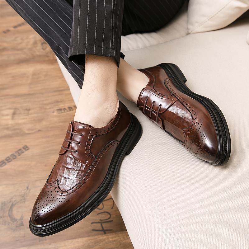 1032e秋冬男鞋英伦韩版伴郎结婚礼西装商务正装休闲棕色皮鞋男黑,淘宝优惠券,粉丝福利购,淘宝优惠卷