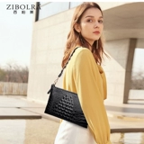 Сумка через плечо, маленькая сумка клатч, универсальная вместительная и большая сумка с петлей на руку, сумка на одно плечо, крокодиловый принт, 2023