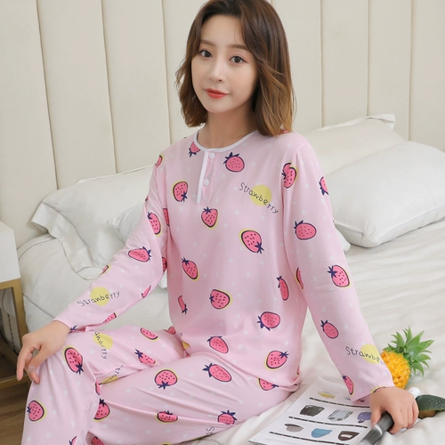 Летняя пижама, лонгслив, милый тонкий комплект, оверсайз