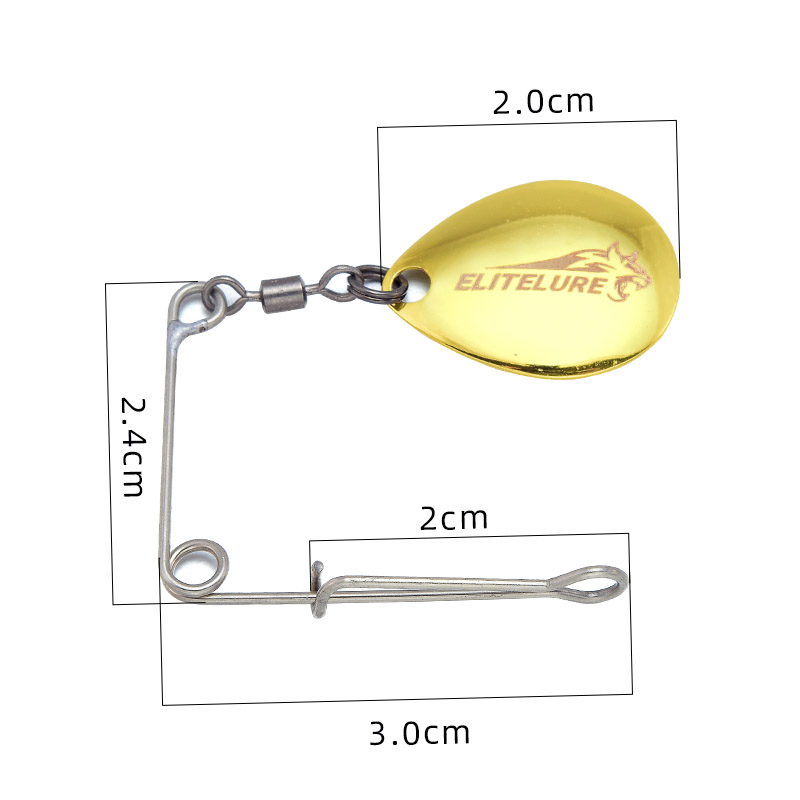 EliteLure艾利特野马百搭复合亮片硬饵黑坑野钓翘嘴鲈鱼路亚假饵 - 图2