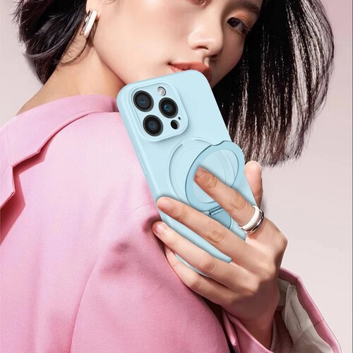 Magsafe液态硅胶支点壳适用iphone16苹果15手机壳17新款14promax磁吸支架13p全包12防摔高级感plus男女保护套 - 图0
