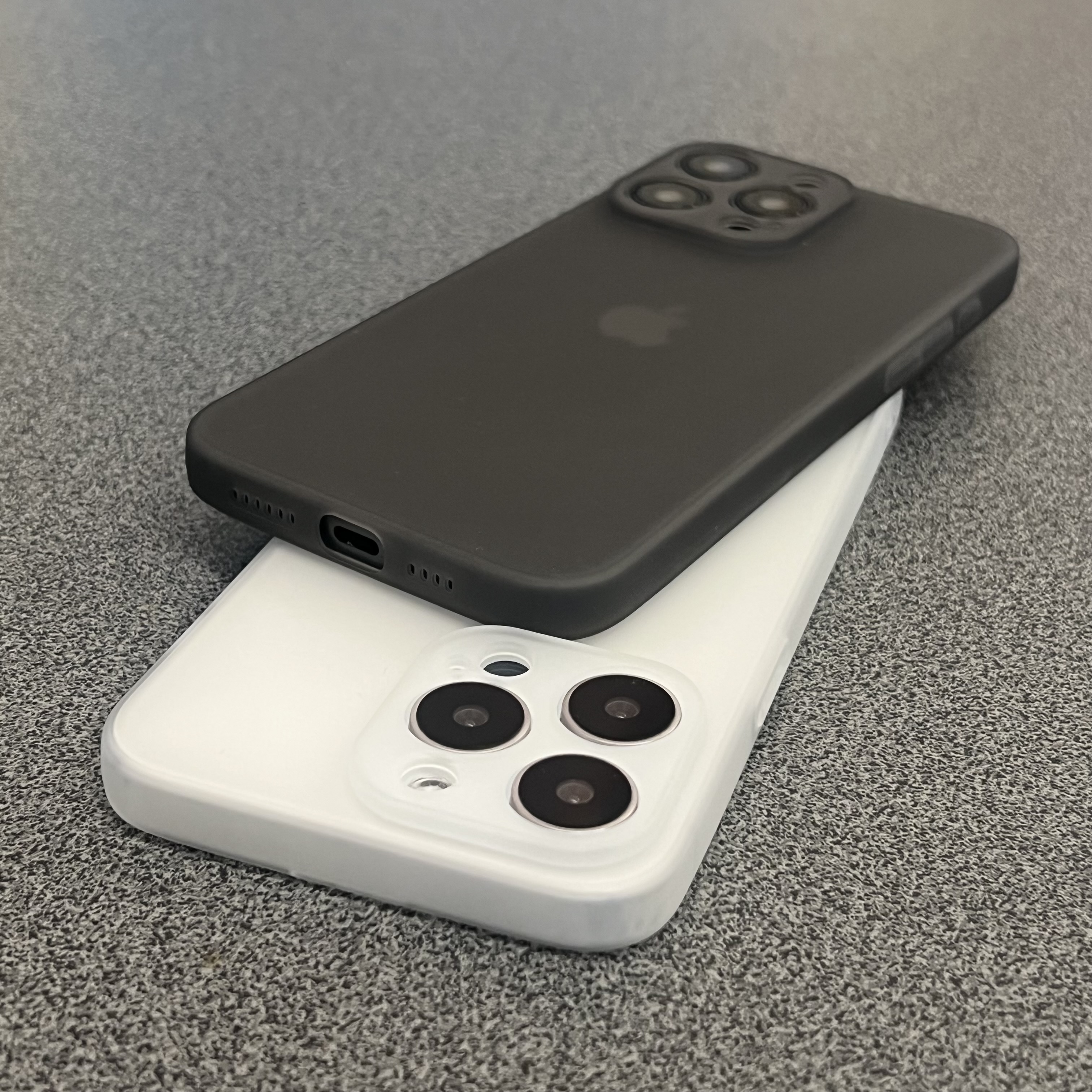 新款简约透明适用苹果15pro直边16手机壳iphone14全包镜头12磨砂13保护套11pormax防摔xr防指纹7/8plus硅胶软 - 图2