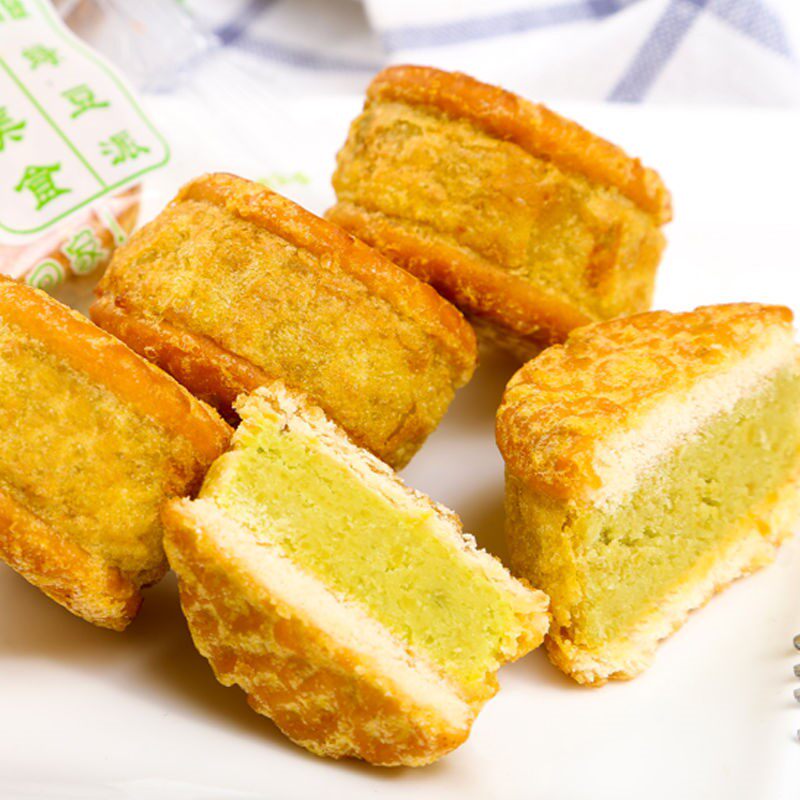 板栗好吃的休闲特产糕点类绿豆糕 西襄记传统糕点