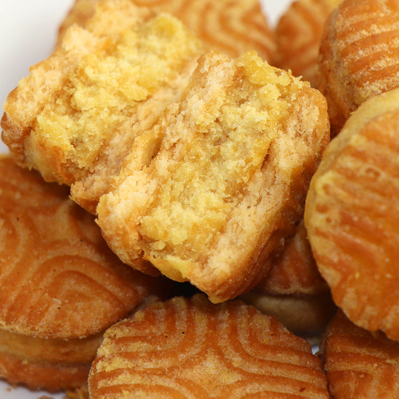 传统手工香酥板栗夹心休闲绿豆饼 西襄记传统糕点