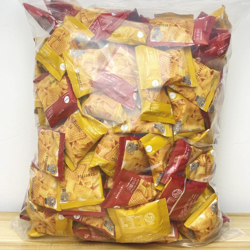 小米锅巴薯片8090后怀旧儿时回忆小吃零食童年休闲食品年代
