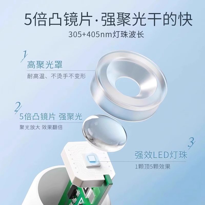 速干一字美甲灯烤灯指甲油胶小型迷你专用手持照灯光疗灯甲片,淘宝优惠券,粉丝福利购,淘宝优惠卷