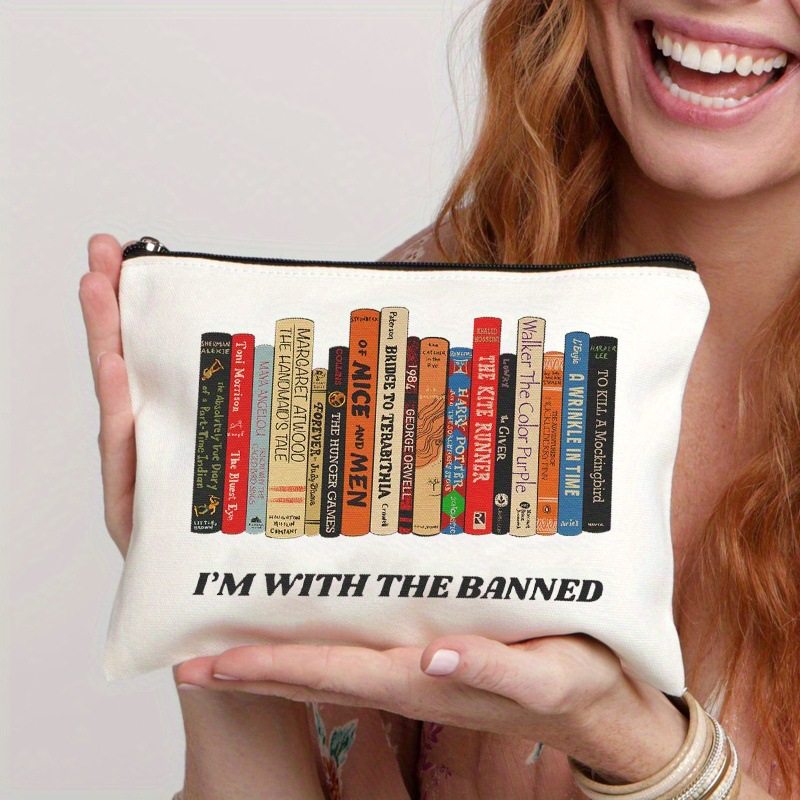 跨境爆款欧美风BOOK书籍印花女士零钱包化妆包个性学生手拿包,淘宝优惠券,粉丝福利购,淘宝优惠卷