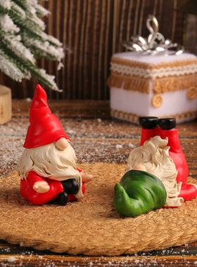 Christmas Santa Claus Doll Desktop Sitting Dwarf decoration