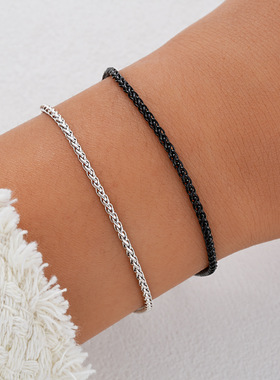 women Simple chain couple bracelet set unisex bracelets手链