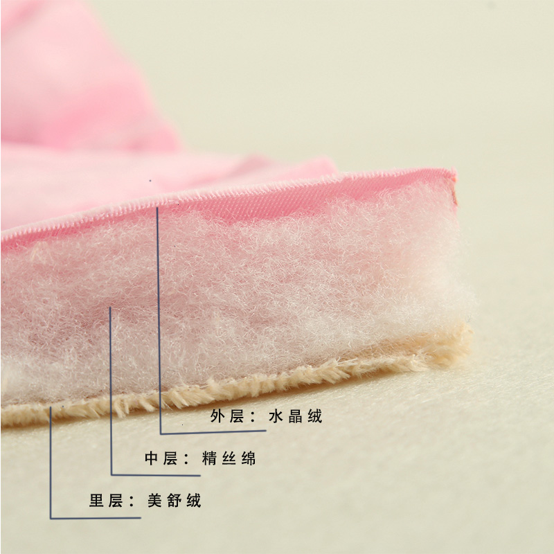 冬季儿童睡衣加厚法兰绒家居服套装女童小女孩三层夹棉加绒珊瑚绒