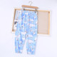 Summer children's cotton silk pajamas lantern pants, men, girls and silk casual pants, big children children's anti -mosquito pants home pants