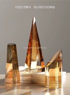 创意酒柜几何水晶现代简约