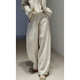 Rongmei aura silhouette hemp elastic waist loose harem pants spring women