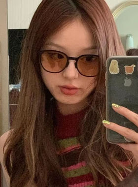 霏扬新款折叠墨镜女潮wave感眼镜偏光防晒遮阳男大框显脸小太阳镜