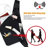 Трендовая нагрудная сумка, сумка для телефона, сумка на одно плечо, защита мобильного телефона для отдыха, анти-кража