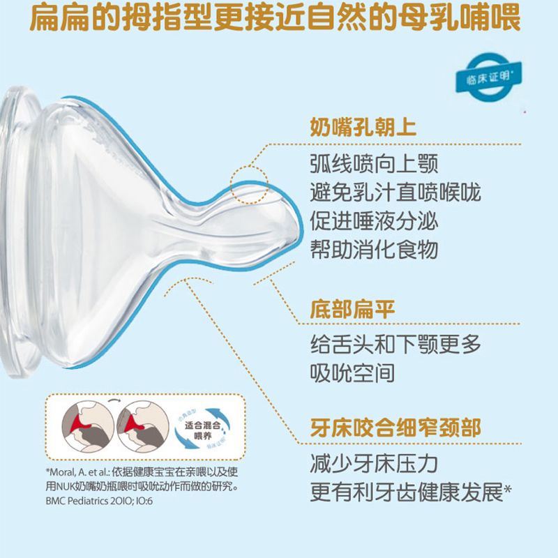 德国NUK奶瓶PPSU宽口径新生婴儿吸管奶瓶大宝宝塑料奶瓶1-2-3岁