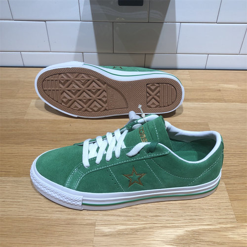 CONVERSE匡威One Star Pro烫金Logo男女翻毛皮低帮滑板鞋 A06645C - 图3